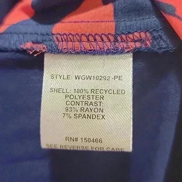 41 Hawthorn Blue Red Floral Sleeveless Top Size XS Petite - Picture 3 of 5